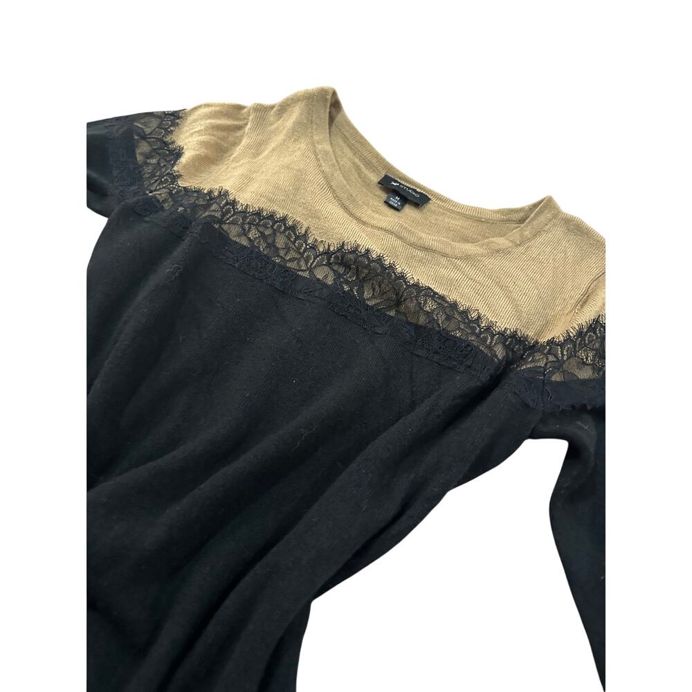 Pretty black and tan sweater dress